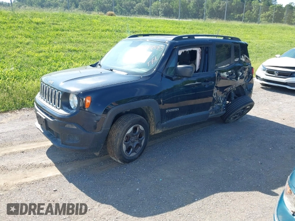 2017 Jeep Renegade Sport with VIN ZACCJBABXHPG35299, listed as a IAAI auction lot 42458083 with Not provided miles and . Bid and sale history available at DreamBid. Image 17.