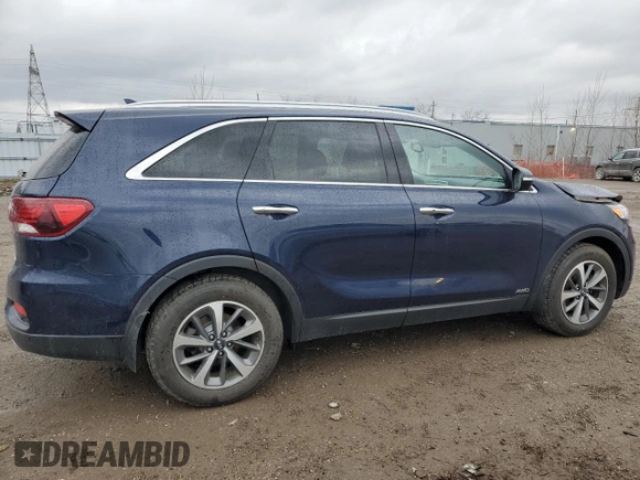2020 Kia Sorento EX with VIN 5XYPHDA50LG659347, listed as a Copart auction lot 49669065 with 81,384 mi miles and Salvage Title. Bid and sale history available at DreamBid. Image 3.
