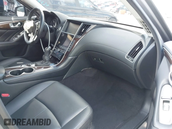 2019 Infiniti Q50 Luxe z VIN JN1EV7APXKM512617, wystawiony jako IAAI lot #41517907 z przebiegiem 46 619 mil mil oraz . Historia ofert i sprzedaży dostępna na DreamBid. Obrazek 5.