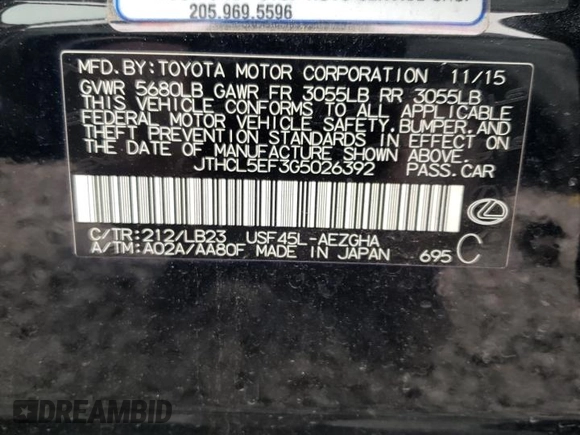 2016 Lexus LS 460 z VIN JTHCL5EF3G5026392, wystawiony jako Copart lot #88937385 z przebiegiem 81 110 mil mil oraz Szkoda całkowita • Salvage title. Historia ofert i sprzedaży dostępna na DreamBid. Obrazek 13.