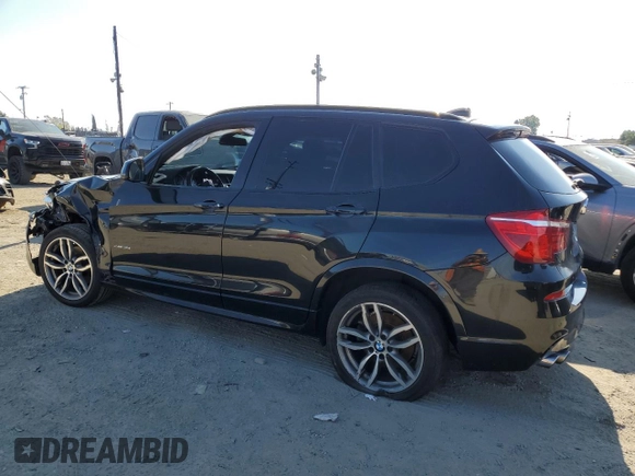 2017 BMW X3 xDrive35i with VIN 5UXWX7C59H0U41674, listed as a Copart auction lot 50732755 with Not Provided miles and Clean Title. Bid and sale history available at DreamBid. Image 2.