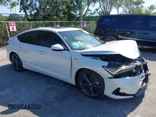 2025 Acura Integra w/A-Spec Package z VIN 19UDE4H31SA007742, wystawiony jako IAAI lot #42061431 z przebiegiem 3644 mil mil oraz . Historia ofert i sprzedaży dostępna na DreamBid. Obrazek 1.