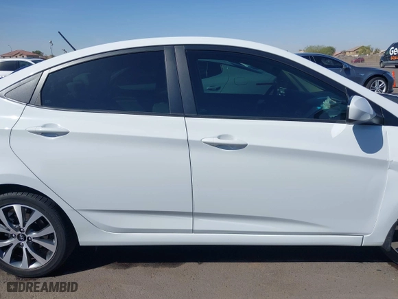 2017 Hyundai Accent SE with VIN KMHCT4AE7HU361814, listed as a IAAI auction lot 41711507 with 23,383 mi miles. Bid and sale history available at carsss.com. Image 14.