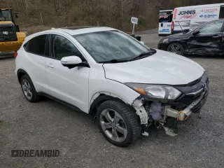 2016 Honda HR-V EX with VIN 3CZRU6H56GM757694, listed as a Copart auction lot 53131705 with 95,039 mi miles and Salvage Title. Bid and sale history available at carsss.com. Image 4.