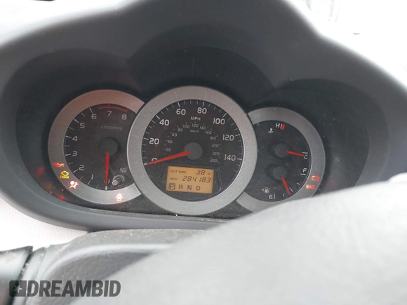 2008 Toyota RAV4 Ltd with VIN JTMZK31V586015535, listed as a IAAI auction lot 41615780 with 284,183 mi miles. Bid and sale history available at carsss.com. Image 7.