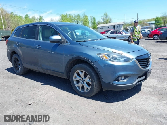 2014 Mazda CX-9 Touring with VIN JM3TB3CV1E0447130, listed as a IAAI auction lot 40815387 with 148,985 mi miles. Bid and sale history available at carsss.com. Image 1.