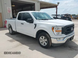 2021 Ford F-150 XL with VIN 1FTEX1CB1MKF06872, listed as a IAAI auction lot 42643497 with 50,720 mi miles and . Bid and sale history available at DreamBid. Image 1.