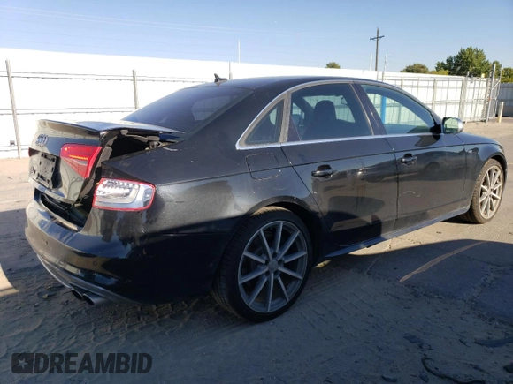 2013 Audi S4 Premium Plus with VIN WAUDGAFL3DA210965, listed as a Copart auction lot 73223084 with 92,960 mi miles and Salvage Title. Bid and sale history available at carsss.com. Image 3.