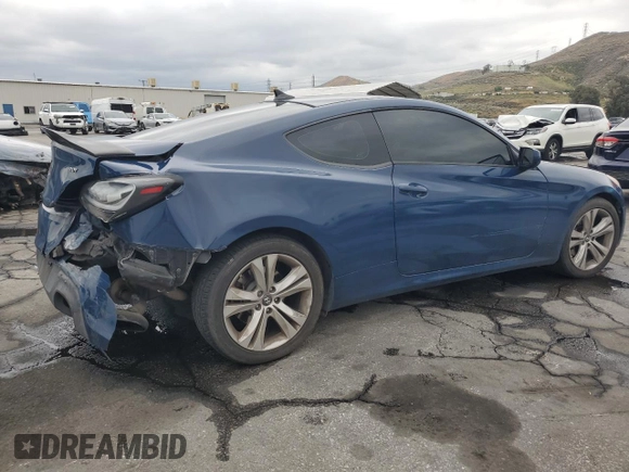 2012 Hyundai Genesis Coupe 2.0T with VIN KMHHT6KD0CU070622, listed as a Copart auction lot 55852895 with 172,790 mi miles and Salvage title. Bid and sale history available at DreamBid. Image 3.