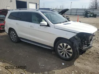 2019 Mercedes-Benz GLS with VIN 4JGDF6EE9KB225883, listed as a Copart auction lot 49136445 with 114,860 mi miles and Salvage Title. Bid and sale history available at carsss.com. Image 4.
