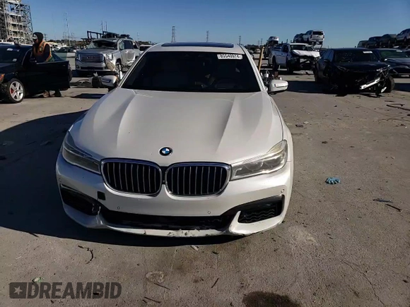2017 BMW 7 Series 750i with VIN WBA7F0C52HGM21383, listed as a Copart auction lot 85540974 with 151,708 mi miles and Salvage title. Bid and sale history available at DreamBid. Image 11.