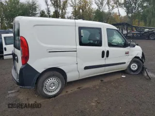 2021 Ram ProMaster City Cargo Tradesman with VIN ZFBHRFAB0M6U52709, listed as a Copart auction lot 73232844 with Not Provided miles and Salvage Title. Bid and sale history available at DreamBid. Image 3.