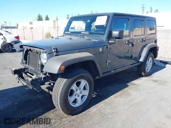 2018 Jeep Wrangler JK Unlimited Sport S with VIN 1C4BJWDG4JL868700, listed as a IAAI auction lot 41349566 with 68,539 mi miles. Bid and sale history available at carsss.com. Image 17.