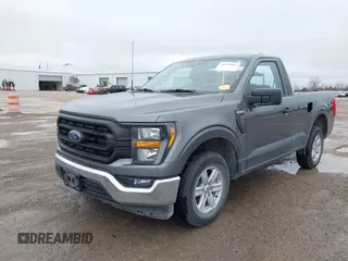 2023 Ford F-150 XL with VIN 1FTMF1C58PKF77242, listed as a IAAI auction lot 41559887 with 25,576 mi miles and . Bid and sale history available at carsss.com. Image 17.