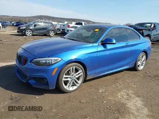 2017 BMW 2 Series 230i xDrive with VIN WBA2H9C32HV642565, listed as a IAAI auction lot 41675092 with 35,929 mi miles. Bid and sale history available at carsss.com. Image 2.