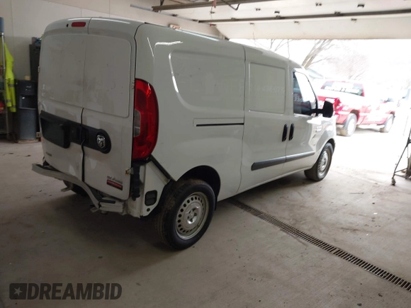 2018 Ram ProMaster City Cargo Van Tradesman with VIN ZFBERFAB9J6L08400, listed as a IAAI auction lot 41549415 with 93,518 mi miles. Bid and sale history available at carsss.com. Image 4.