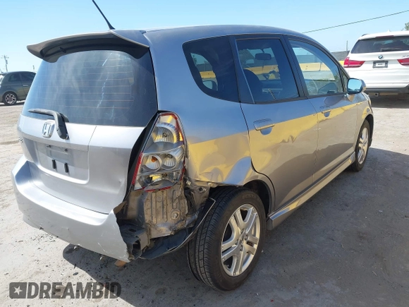 2008 Honda Fit Sport with VIN JHMGD376X8S039790, listed as a IAAI auction lot 42083840 with 227,602 mi miles. Bid and sale history available at carsss.com. Image 4.