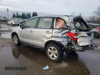 2015 Subaru Forester 2.5i with VIN JF2SJAAC4FG440180, listed as a Copart auction lot 87240754 with 81,047 mi miles and Salvage Title. Bid and sale history available at carsss.com. Image 2.