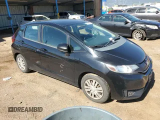 2015 Honda Fit LX with VIN 3HGGK5H55FM717684, listed as a Copart auction lot 61550505 with 146,646 mi miles and Salvage title. Bid and sale history available at DreamBid. Image 4.