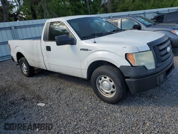 2009 Ford F-150 XL with VIN 1FTRF12W29KB49847, listed as a Copart auction lot 51491205 with 287,388 mi miles and Clean Title. Bid and sale history available at carsss.com. Image 4.