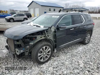 2020 Chevrolet Traverse Premier with VIN 1GNEVKKW5LJ182501, listed as a Copart auction lot 47821495 with 129,178 mi miles and Salvage Title. Bid and sale history available at carsss.com. Image 1.