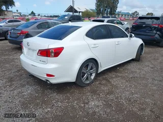 2012 Lexus IS 250 with VIN JTHBF5C26C5163422, listed as a IAAI auction lot 41924086 with 140,940 mi miles. Bid and sale history available at carsss.com. Image 4.
