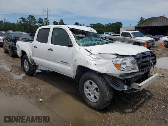 2010 Toyota Tacoma PreRunner with VIN 3TMJU4GN8AM102663, listed as a Copart auction lot 57782665 with 196,620 mi miles and Salvage title. Bid and sale history available at DreamBid. Image 4.