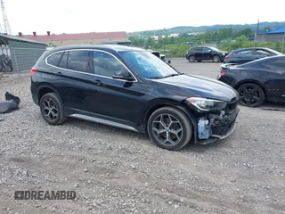 2018 BMW X1 xDrive28i with VIN WBXHT3C38J5K25498, listed as a IAAI auction lot 42601598 with 53,363 mi miles and . Bid and sale history available at DreamBid. Image 1.