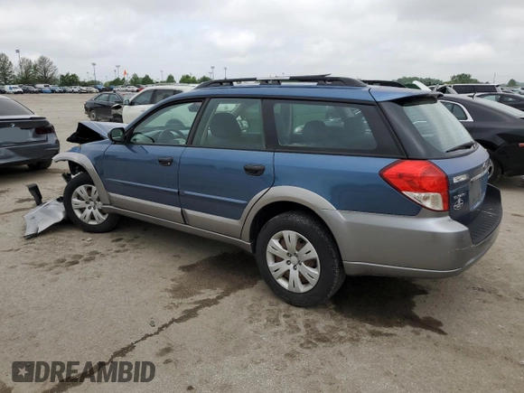 2009 Subaru Outback with VIN 4S4BP60C897341101, listed as a Copart auction lot 56789165 with Not provided miles and Salvage title. Bid and sale history available at DreamBid. Image 2.