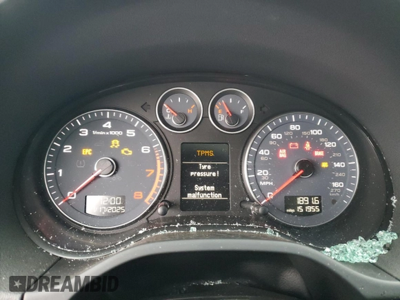 2012 Audi A3 Premium Plus with VIN WAUPEAFM0CA138942, listed as a Copart auction lot 89160125 with 151,955 mi miles and Salvage title. Bid and sale history available at DreamBid. Image 9.