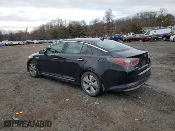 2016 Kia Optima Hybrid EX with VIN KNAGN4AD8G5093465, listed as a Copart auction lot 43966075 with 108,599 mi miles and Salvage Title. Bid and sale history available at carsss.com. Image 2.
