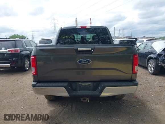 2017 Ford F-150 XL with VIN 1FTEW1EGXHFB50433, listed as a IAAI auction lot 42231546 with 105,140 mi miles and . Bid and sale history available at DreamBid. Image 16.