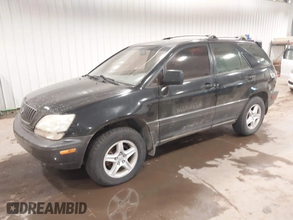 2000 Lexus RX 300 with VIN JT6HF10UXY0148184, listed as a IAAI auction lot 41497509 with 210,274 mi miles. Bid and sale history available at carsss.com. Image 2.