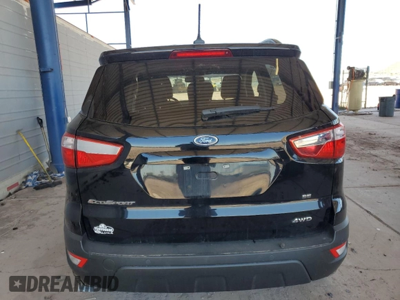 2019 Ford EcoSport SE z VIN MAJ6S3GL7KC299242, wystawiony jako Copart lot #57782615 z przebiegiem 75 243 mil mil oraz Szkoda całkowita • Salvage title. Historia ofert i sprzedaży dostępna na DreamBid. Obrazek 6.