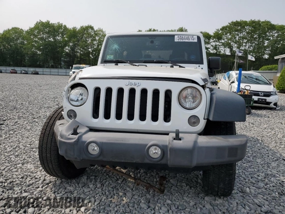 2015 Jeep Wrangler Sport с VIN 1C4AJWAG2FL572288, выставлен на аукционе Copart как лот 59844615 с пробегом 80 145 миль миль и Чистый • Clean title. История ставок и продаж доступна на DreamBid. Изображение 5.