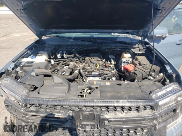 2024 Ford Ranger LARIAT with VIN 1FTER4KH6RLE12781, listed as a Copart auction lot 76406614 with 7,332 mi miles and Salvage Title. Bid and sale history available at carsss.com. Image 11.