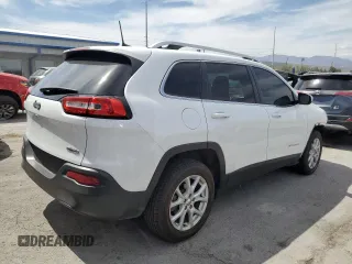 2018 Jeep Cherokee Latitude Plus with VIN 1C4PJLLBXJD561813, listed as a Copart auction lot 58551815 with 36,499 mi miles and Salvage title. Bid and sale history available at DreamBid. Image 3.