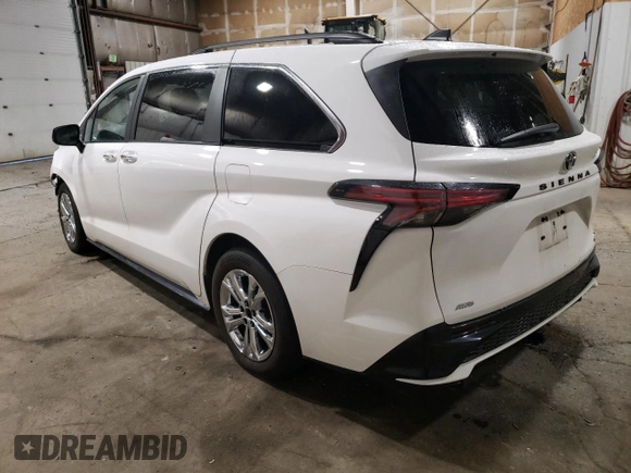 2023 Toyota Sienna XSE with VIN 5TDXSKFC4PS077466, listed as a Copart auction lot 88633535 with 0 mi miles and Salvage Title. Bid and sale history available at carsss.com. Image 2.