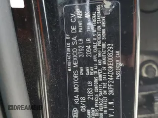2019 Kia Forte LXS with VIN 3KPF24AD3KE008293, listed as a Copart auction lot 56541655 with 80,808 mi miles and Salvage title. Bid and sale history available at DreamBid. Image 12.