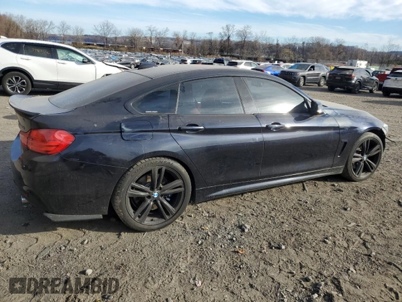2015 BMW 4 Series 435i with VIN WBA4B1C5XFD955296, listed as a Copart auction lot 79456744 with 98,285 mi miles and Salvage Title. Bid and sale history available at DreamBid. Image 3.