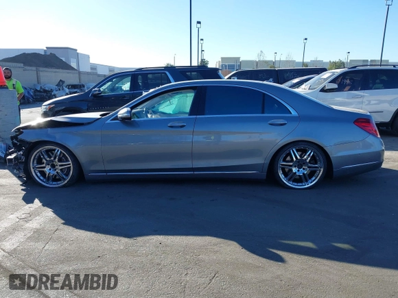 2015 Mercedes-Benz S-Class S 550 with VIN WDDUG8CB6FA185219, listed as a IAAI auction lot 41331211 with 1 mi miles. Bid and sale history available at carsss.com. Image 15.