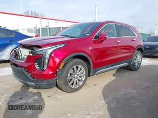 2021 Cadillac XT4 FWD Premium Luxury with VIN 1GYFZCR44MF019607, listed as a IAAI auction lot 41363064 with 24,364 mi miles. Bid and sale history available at carsss.com. Image 2.