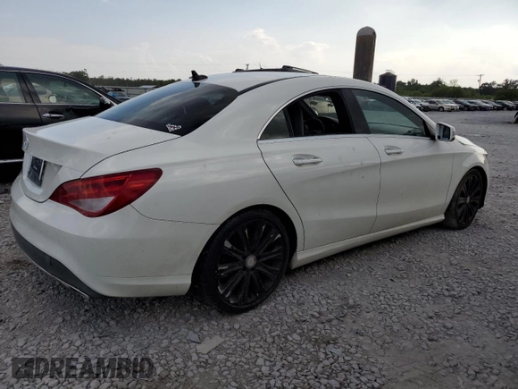 2017 Mercedes-Benz CLA 250 with VIN WDDSJ4EB4HN417293, listed as a Copart auction lot 63854323 with Not Provided miles and . Bid and sale history available at DreamBid. Image 3.