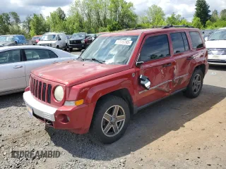 2008 Jeep Patriot Limited with VIN 1J8FF48W08D775386, listed as a Copart auction lot 57516765 with 162,235 mi miles and Salvage title. Bid and sale history available at DreamBid. Image 1.