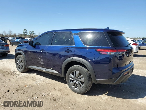 2022 Nissan Pathfinder S with VIN 5N1DR3ACXNC256066, listed as a Copart auction lot 45405115 with 28,851 mi miles and Salvage title. Bid and sale history available at DreamBid. Image 2.