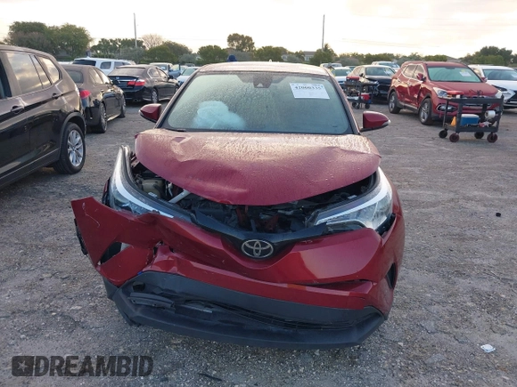 2019 Toyota C-HR XLE with VIN NMTKHMBX1KR070401, listed as a IAAI auction lot 42000335 with 45,643 mi miles. Bid and sale history available at carsss.com. Image 12.