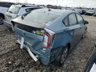 2013 Toyota Prius One with VIN JTDKN3DU1D5638047, listed as a Copart auction lot 50173925 with 0 mi miles and Salvage Title. Bid and sale history available at carsss.com. Image 3.