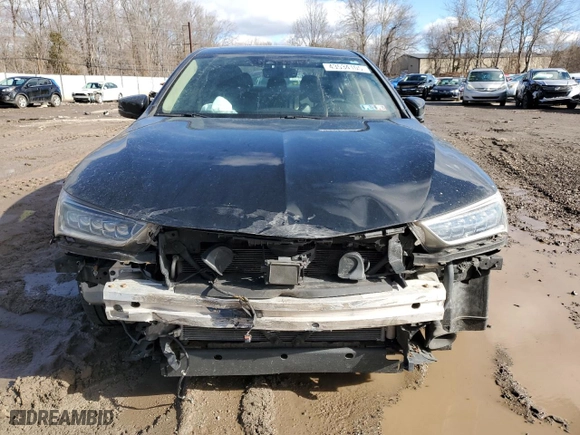 2018 Acura TLX w/Technology Pkg with VIN 19UUB2F50JA010051, listed as a Copart auction lot 43534105 with 84,534 mi miles and Salvage Title. Bid and sale history available at carsss.com. Image 5.