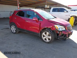 2016 Buick Encore with VIN KL4CJASB9GB607490, listed as a IAAI auction lot 41879376 with 85,643 mi miles. Bid and sale history available at carsss.com. Image 1.