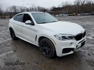 2016 BMW X6 xDrive35i with VIN 5UXKU2C53G0N81597, listed as a Copart auction lot 81698683 with 81,015 mi miles. Bid and sale history available at carsss.com. Image 4.